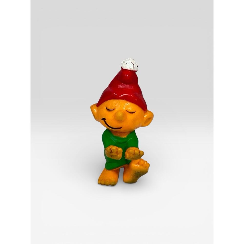 EMPIRE The Gnome Family Orange Sleepwalker PVC Figure 1978 Hong Kong - As Is